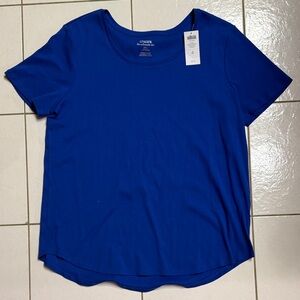 Chico's Vibrant Blue Short Sleeve Tee
